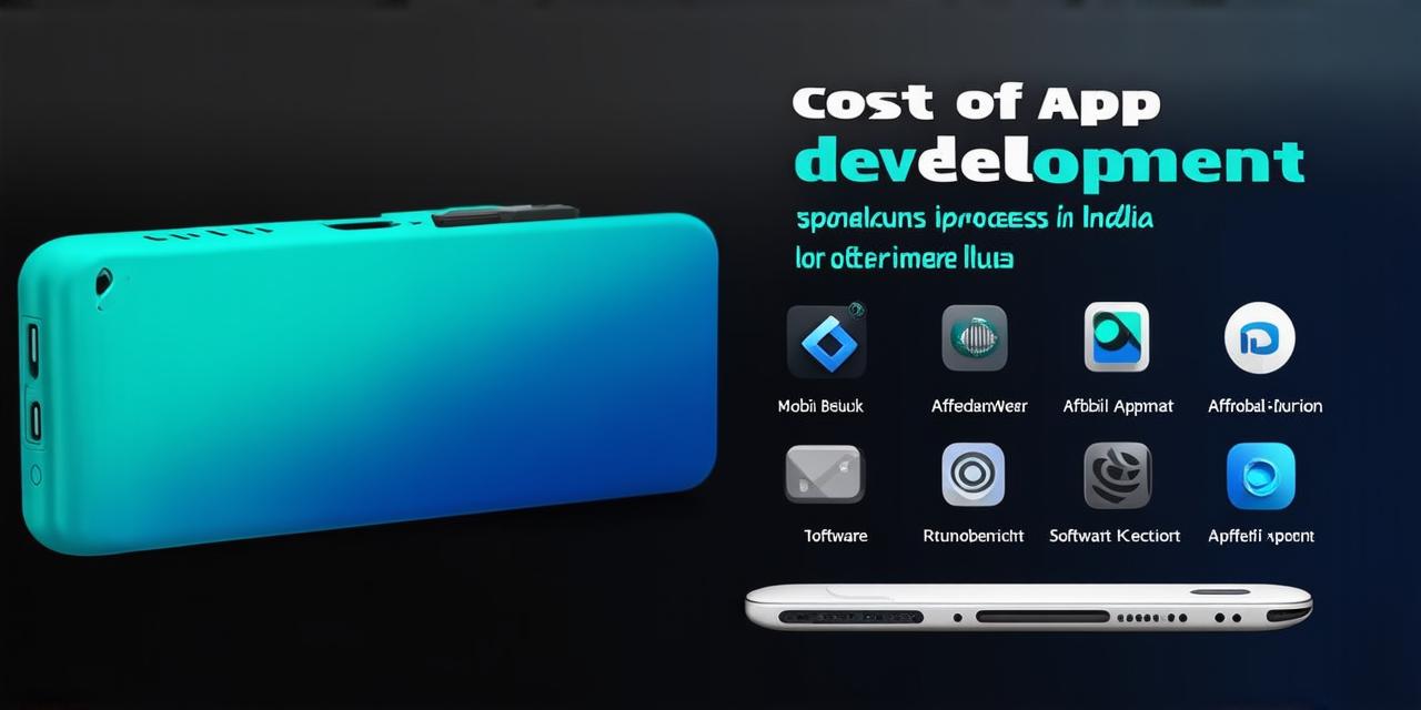 Cost of app development in India.