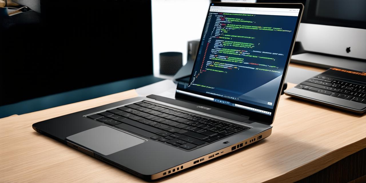 Which laptop is most suitable for application development?